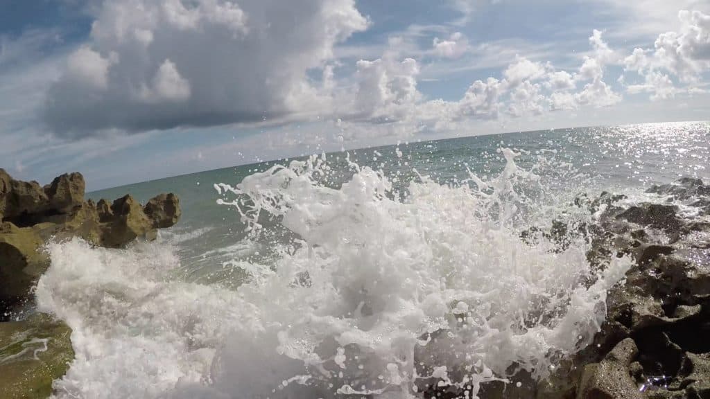 Crashing Waves at Blowing Rocks Preserve