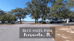 Learn about the Military Campground Blue Angel Park in Pensacola FL