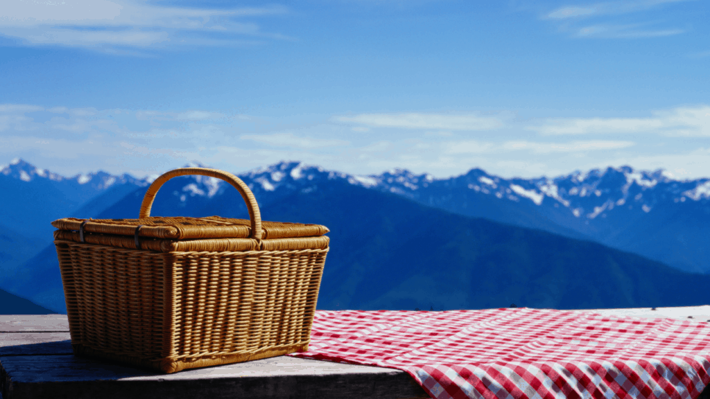 Pack a healthy lunch and look for a scenic overlook along our way to break up the drive and get a little fresh air while we enjoy our lunch. 