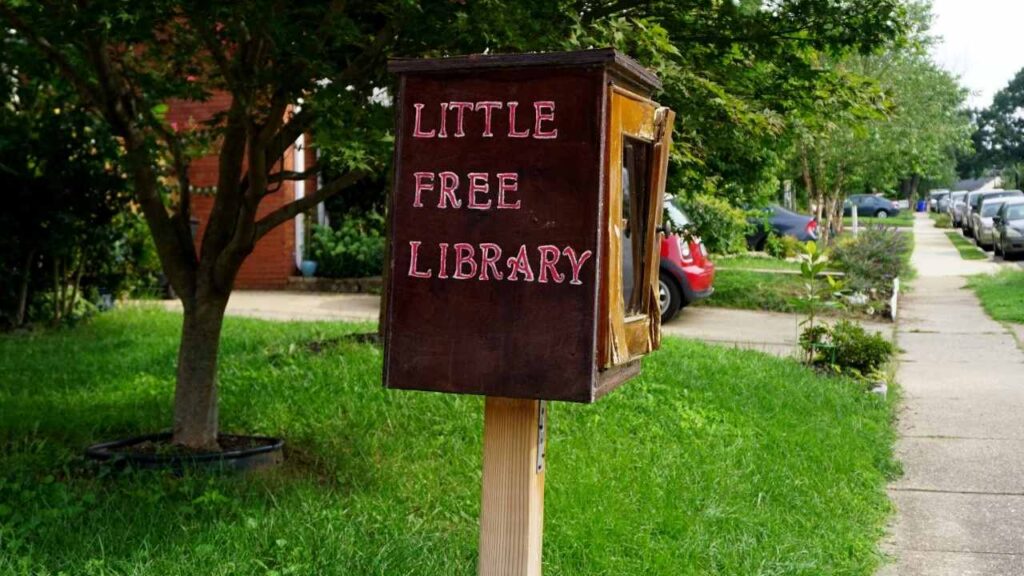 A little free library case