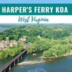 Aerial view of Harper's Ferry West Virgnia