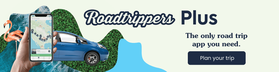 Graphic will text for Roadtrippers Plus