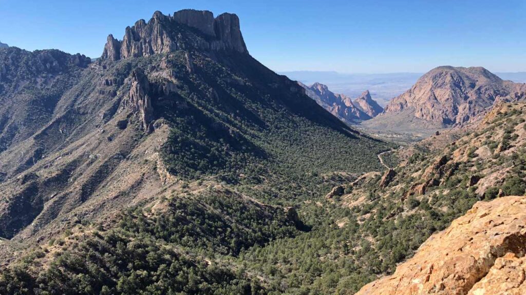 Chisos Mountains in Big Bend National Park