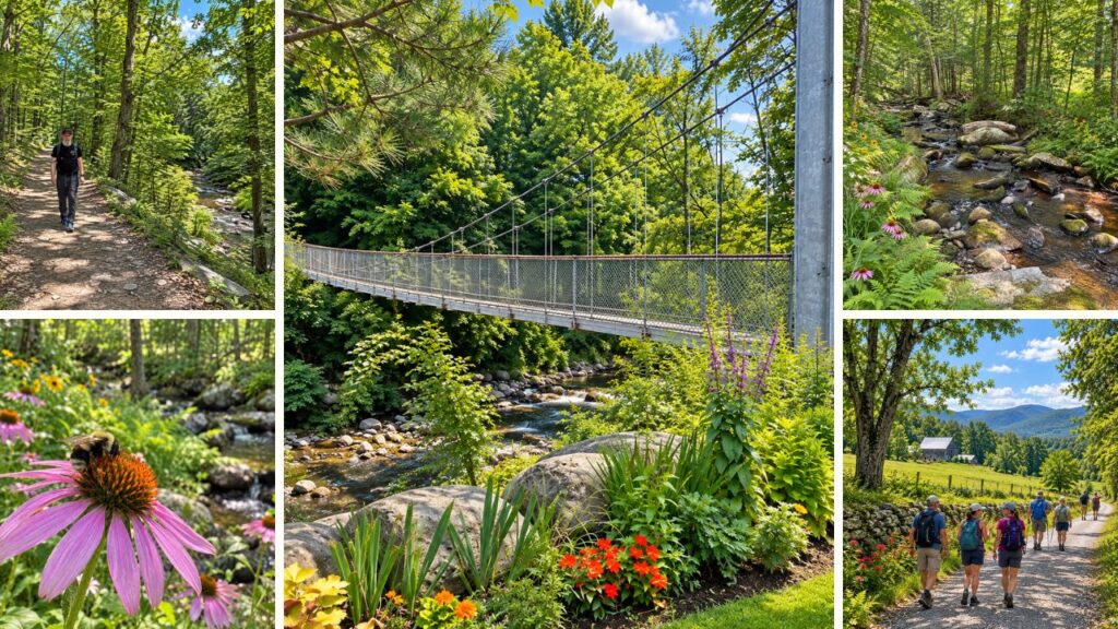 Collage of the natural beauty surround Chester VT.